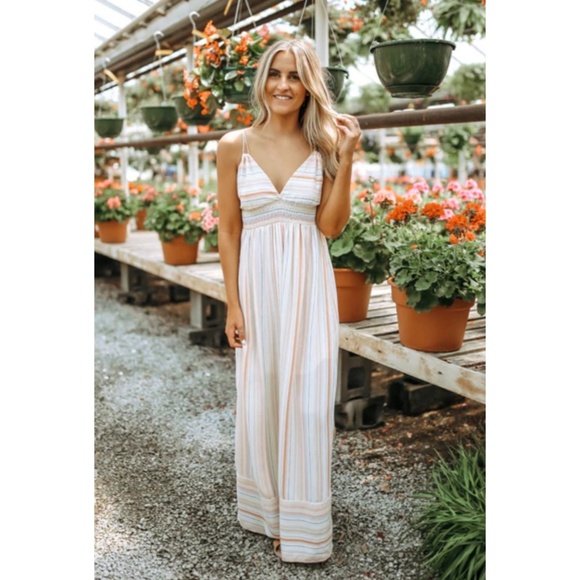 L Love Dresses & Skirts - | L Love | Striped Maxi Dress